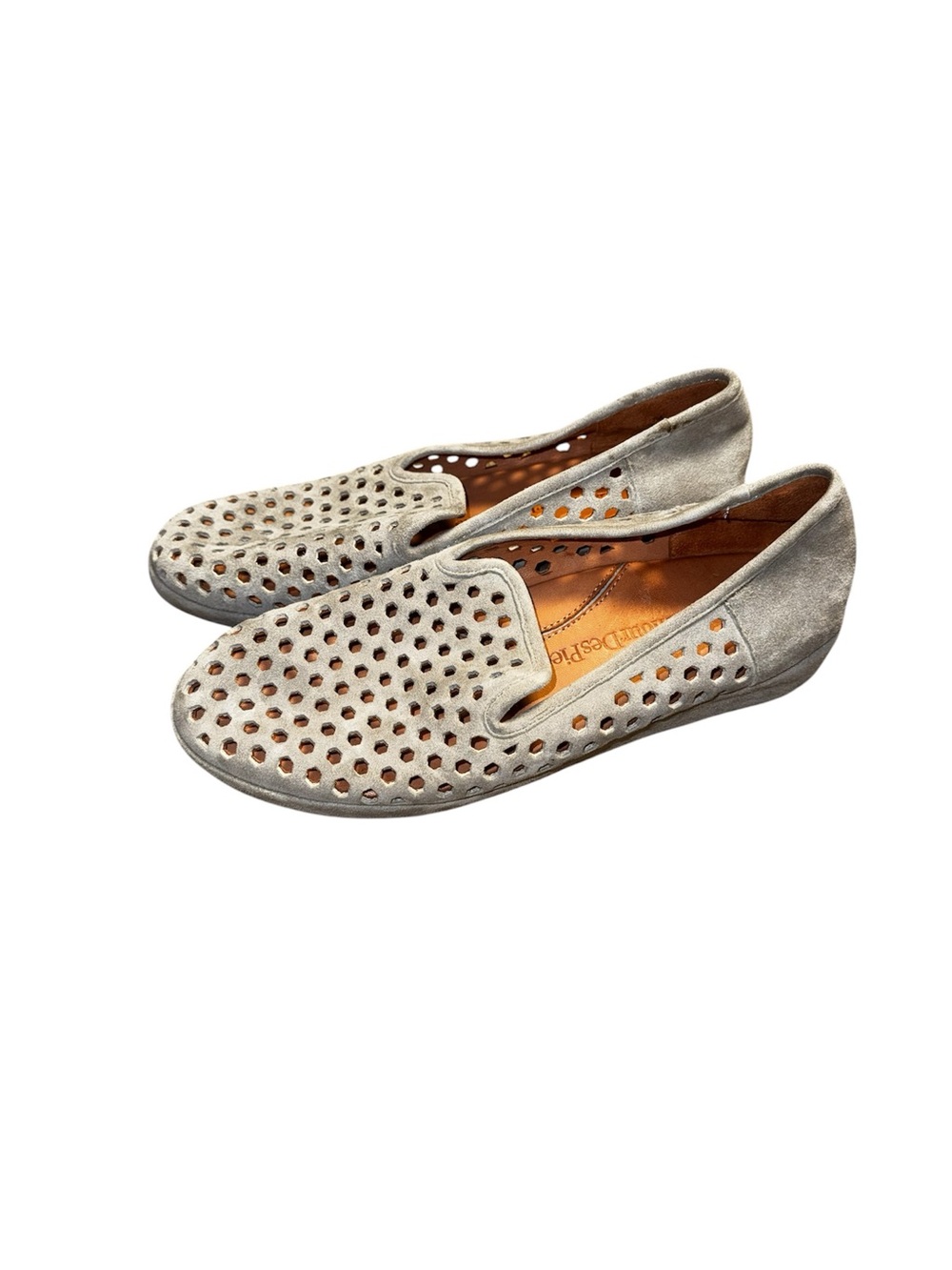 L'Armour des Pieds Clemence Perforated Suede Loafers - Picture 5 of 5